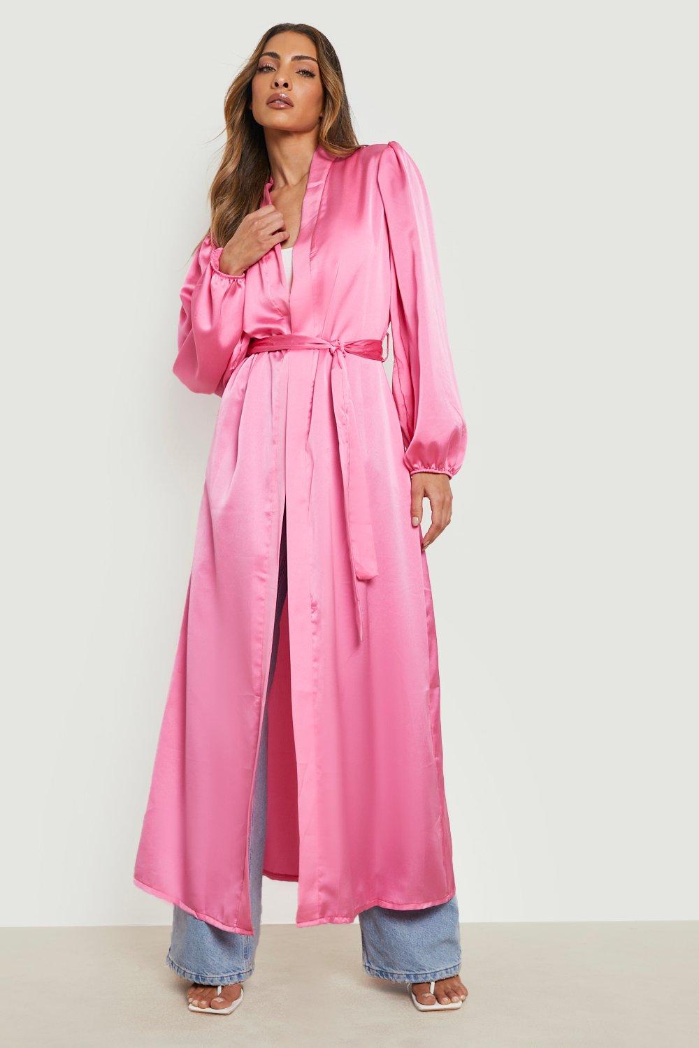 Maxi belted outlet kimono